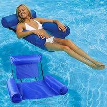 Swimming equipment Water play big recliner Back floating bed Sofa row Inflatable belt net foldable double mounts