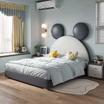 About Dream Millennium Simple Modern Boys Teens Cartoon Children Bed Mickey Bed 1 35m Single Bed 1 5m Bed