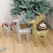 Christmas decoration reindeer window decoration props scene arrangement Christmas elk ornaments Christmas tree ornaments