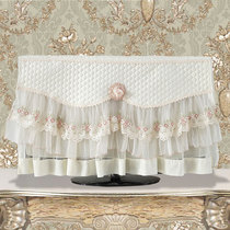 TV cover dust cover European pastoral 55 inch LCD 32 simple modern 42 cover cloth hanging type 65 lace