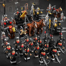 Lego building blocks third party people Qin Shihuang Empire ancient soldiers assembled toys Three Kingdoms boys small particles
