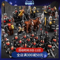 Lego building blocks third party people Qin Shihuang Empire ancient soldiers assembled toys Three Kingdoms boys small particles