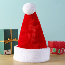 Christmas presents upscale childrens baby red Christmas hat adult male and female child adornment headwear hat