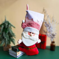 Christmas Decorations Christmas Socks Gift Bag Pendant Snowman Candy Bag Kindergarten Scene Arrangement Dress
