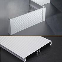 Kitchen cabinet skirting board baffle kitchen 12cm skirting Wall aluminum alloy 10cm under cabinet floor buckle