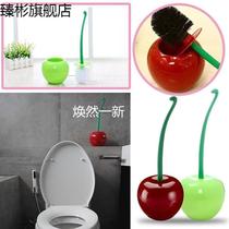  Toilet brush long handle soft hair Household odorless (beautiful with base)Toilet brush set Toilet brush