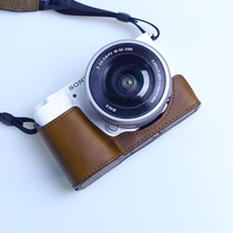  JX original Sony ZVE10 camera bag holster protective case Micro single leather bag cowhide accessories camera case