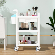 Beauty cart beauty salon stroller rack medical nail art storage car instrument rack hairdressing tool cart