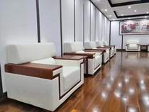 Office sofa reception area reception office meeting fabric single VIP business Rest Area coffee table combination