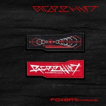 (FOXBAT-Fox Industrial Official Shop) Red Moving Season Themed Morale Badge Functional Magic Sticker Badge