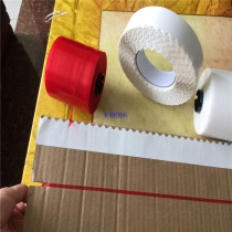 Gift box carton wave double-sided tape packaging box Red easy-to-tear strip 5mm color box left lace double-sided tape