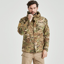 No thief winter warm G8 assault clothes camouflage winter clothes thick windbreaker plus velvet increase mens tactics military fans coat men