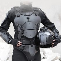 Thief-free WZJP future warrior armor protection suit Elbow chest shield Crotch waist seal adjustable PC material armor