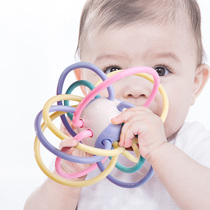 Manhattan hand grip ball Newborn baby toy 0-3 months 6 Puzzle soft rubber touch grip training baby bite