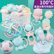 Baby toys Teether puzzle Early education 0 to 3 months 6 Baby 1 year old 4 and a half 7 Young children newborn boys and girls Hand bell