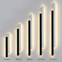 Bedside wall lamp Simple modern creative long minimalist master bedroom led living room sofa background wall hanging lamps