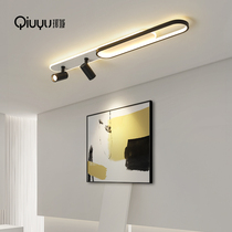 Creative personality long spotlight living room background wall sofa irradiation frame corridor porch study new bedroom lamp