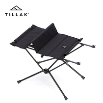 TILLAK outdoor portable lightweight cloth egg roll table picnic camping barbecue folding versatile two-color optional
