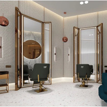 New 3AM barber shop mirror table hairdressing mirror hair salon dedicated barber shop mirror simple modern hairdressing mirror table