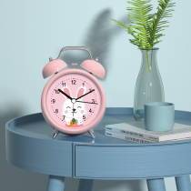 Childrens cute alarm clock students use wake-up artifact boy bedroom bedside clock living room home smart clock