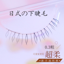 Lower Eyelash Fake Eyelash Woman Natural Simulation Eyelash Stickler Eyelash Super Natural Air Snowy Nejapan Material ab7