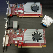 AMD HD7350 independent 1G HD graphics card HDMI and DVI with audio support dual screen 1080p full height and half height