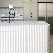 Nordic Ins Nets Red Ceramic Mosaic Bathroom Wall Tiles Pure Color Nine Palace Lattice Small White Brick Toilet Wall Brick