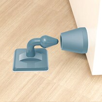 Silicone nail-free mute door suction combination suction type mute door suction nail-free door blocker combination door stop
