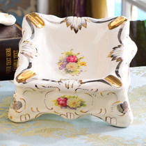 Eurostyle Ceramic Ashtrays Upscale Size Creativity Fashion House Living-room Tea Table Office Decorations Hem