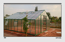 Aluminum alloy PC board hollow board sunshine room greenhouse flower room outdoor greenhouse household greenhouse vegetable garden planting glass room