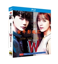 Blu-ray disc BD Korean drama W two worlds Lee Jong Suk Han Xiaozhou fantasy love HD boxed Korean Chinese characters