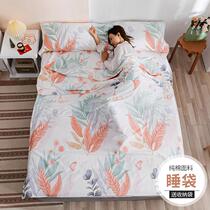 New Hotel Disposable Bed Linen Quilt Nemesters Sterile Bath Towels Covered Sleeping Bag Mesh Red Double Bed Travel Supplies