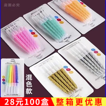 Birthday Candles Cake Candles Baking Threaded Small Candles Children Creative Romantic Party Smoke Candles