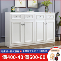 American shoe cabinet home door large capacity balcony locker simple modern entrance cabinet Hall hall door stairs