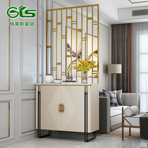 American light luxury entrance cabinet Shoe cabinet One simple living room screen partition cabinet Home decoration cabinet Foyer locker
