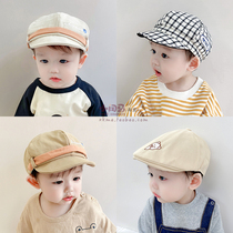 Baby hat spring and autumn thin children Boy beret autumn 1 year old 2 children cute super cute autumn go out
