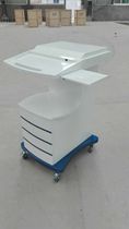 Medical trolley medical case chassis ABS plastic trolley Workstation desktop computer desk cart