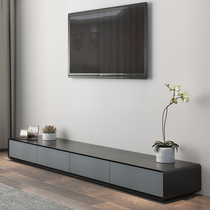 Nordic TV cabinet Modern simple white low cabinet Living room furniture small household black gray TV cabinet Floor cabinet