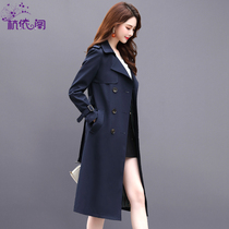 The long - range 2023 Spring and Autumn New high - end British wind high - end temperament popular coat coat