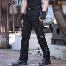 Army Wild Row Outdoor Sports Field Camouflak Tactical Pants Mens Army Fan Pants Multi-Pocket Casual Pants Tooling Mens Pants