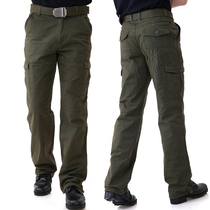 Army Wild Line Outdoor Wild Battle Army Pants Mens Loose Straight Drum Set Pants Plus Fattening Up Lengthened Mountaineering For Training Long Pants