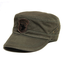 Military wild outdoor sports leisure military fan accessories mens casual flat top hat fisherman hat combat hat