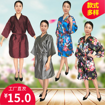 Hairdyed hairdresser clothesBeauty salon network red tide hair hallway stained customer clothing and clothing