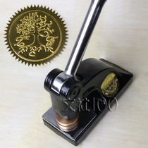 Luxury large seat convex and concave steel printing pattern LOGO custom hand pliers steel printing desktop steel printing custom