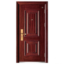 Oupai wooden door Chinese style zinc alloy steel plate boutique embossed security door explosion-proof double fast lock entrance door