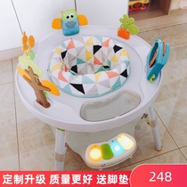 Baby jumping chair coax baby artifact multifunctional game table baby bouncing chair fitness frame toy 3-18 months