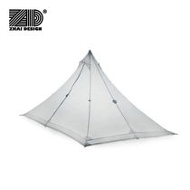 House as Bean buckle pyramid tent outdoor hiking ultra-light single camping tent