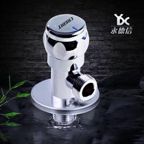 Yongdersen 8050 stainless steel angle valve ceramic core tap hot cold water triangular valve DN15 4 points