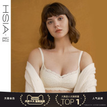 (Lin Yun recommended) Thin underwear without underwire womens anti-bump spring light full cup large chest small bra