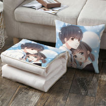 Thumping pillow quilt dual-use Jiang Yinglian Di Qi Er animation two-dimensional pillow couple student Day gift